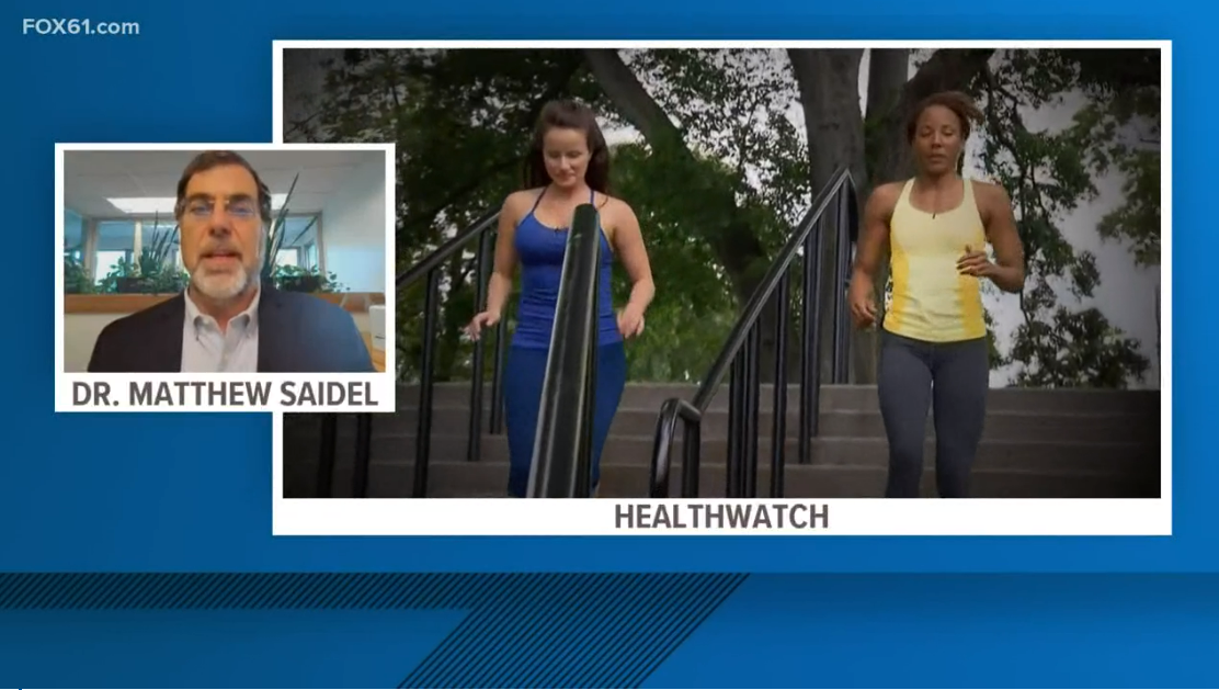 Screengrab of a clip from NBC Connecticut CT Live video.